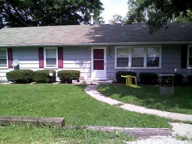 the front of the house