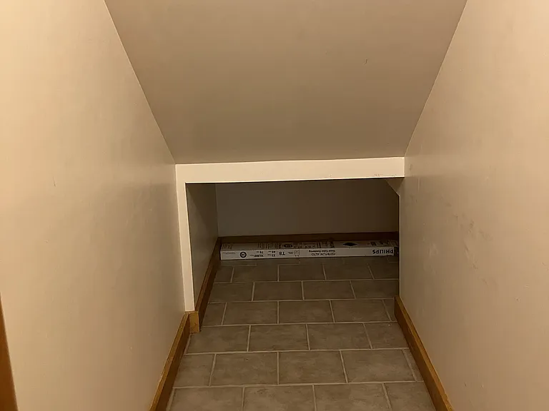 Large extra storage closet outside left bedroom