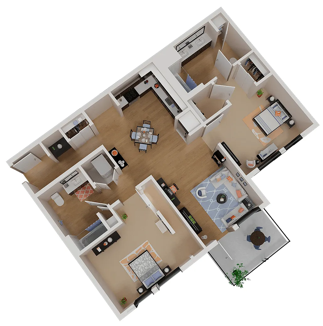 Floor plan B2A