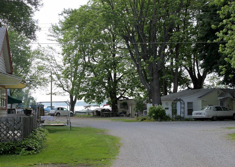 View to other side of point which is waterfront and other dock area.