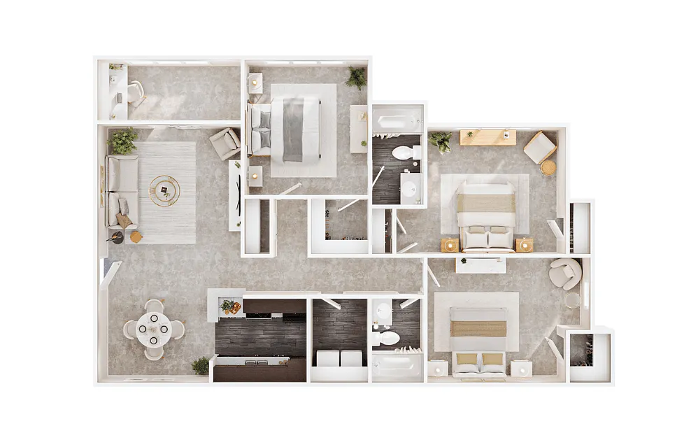 Floor plan Dogwood with Sunroom