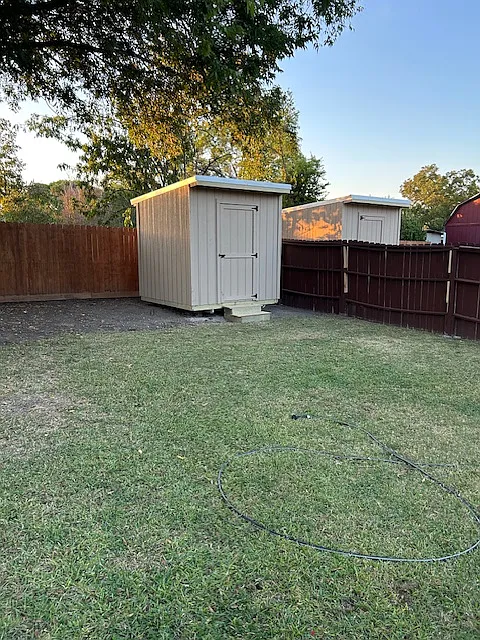 8X8 storage building