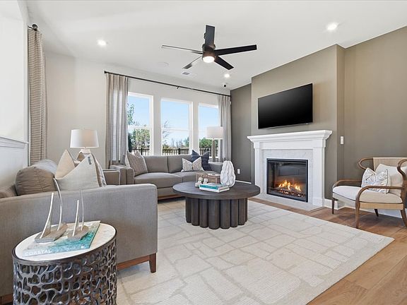 Great Room Featuring Gas Fireplace