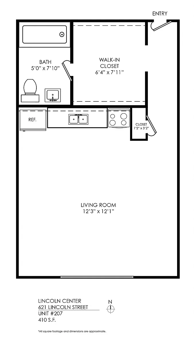 Floor plan Studio