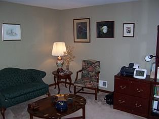 Another view of living room/office.