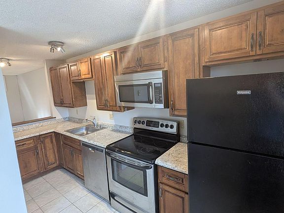 Kitchen with ample cabinet space
