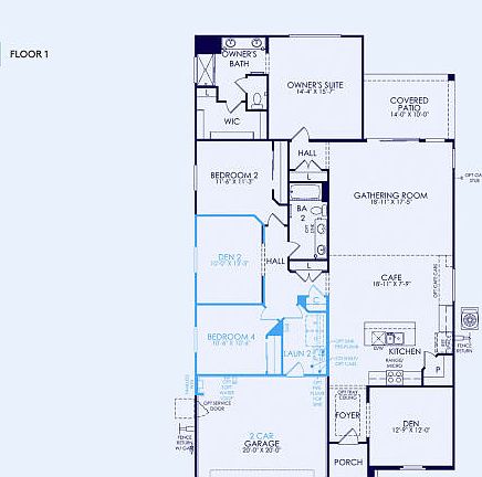 Barletta Floor Plan, Quick Move-In Home, Floor 1