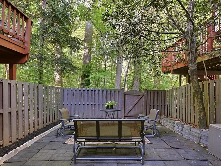 Backyard. Backs to Woods