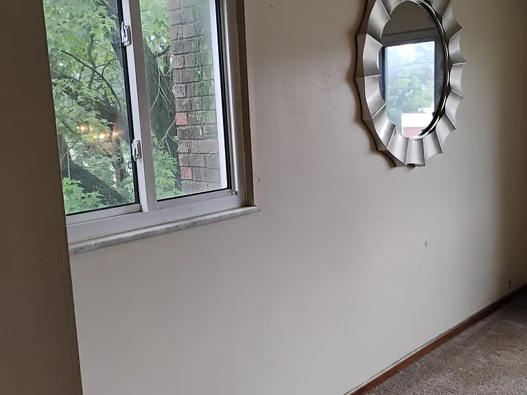 Side view living-room window