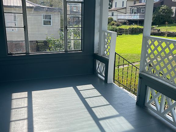 Covered porch for relaxing and entertaining