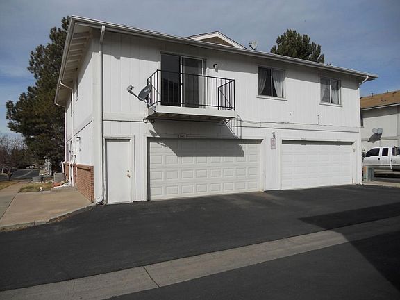 VIEW OF BALCONY & GARAGE