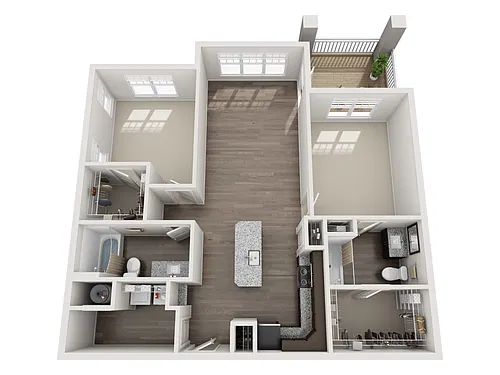 Floor plan B2