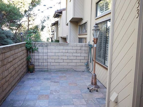 Patio off entrance