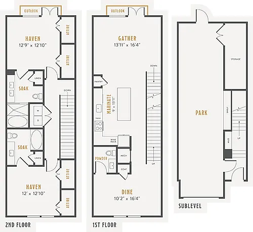 Floor plan TH4