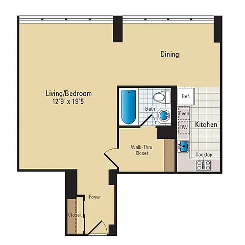 Floor plan Studio | S11