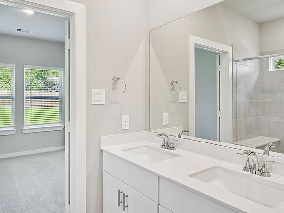 The Olympic floorplan in Pine Lake Cove of Montgomery, TX.