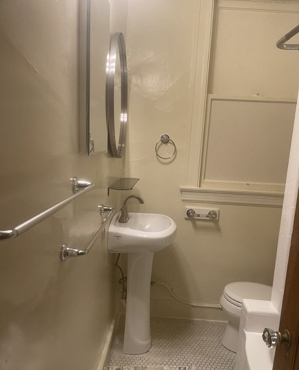 bathroom-newly refurbished tub and surround