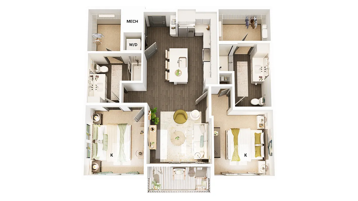 Floor plan B2-HC