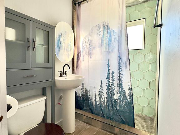 Santa Fe inspired bathroom