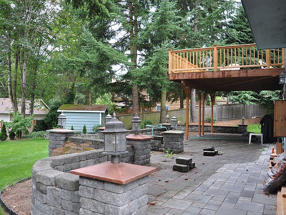 Huge European Patio and Deck