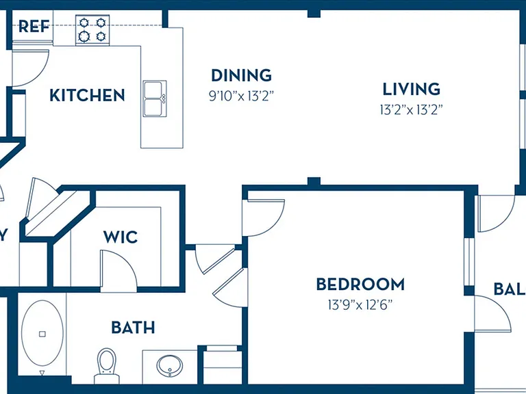 1 Bedroom | 1 Bath | 895 SF | Renovated 1 Bedroom | 1 Bath | 895 SF | Renovated