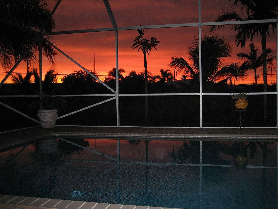 view from pool