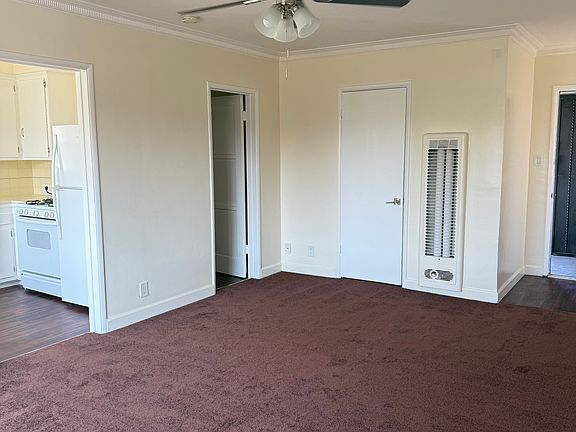 Interior view from window looking towards front door