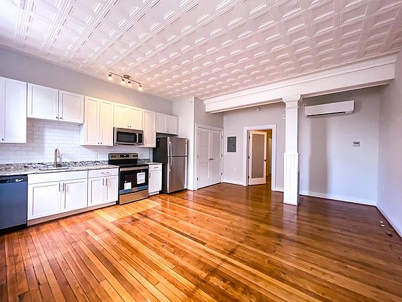 Main living area and kitchen