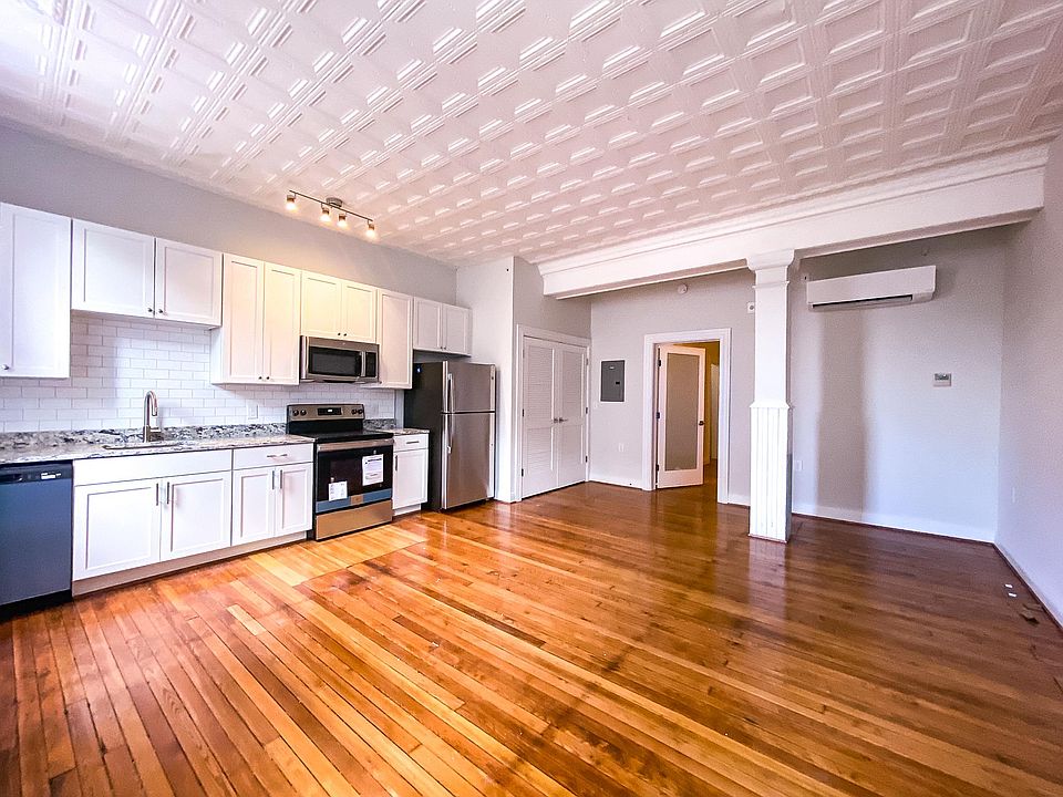Main living area and kitchen