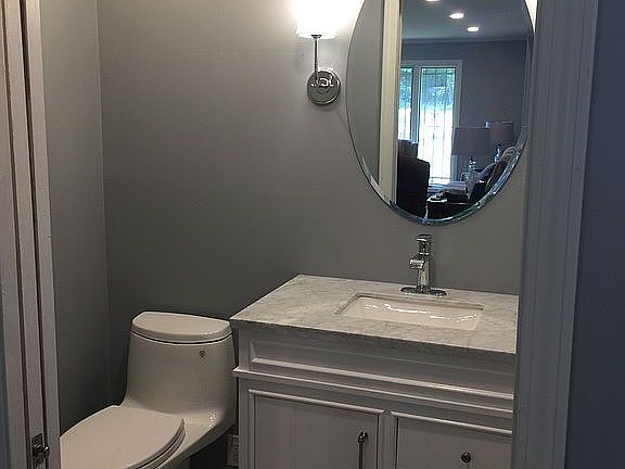 New powder room