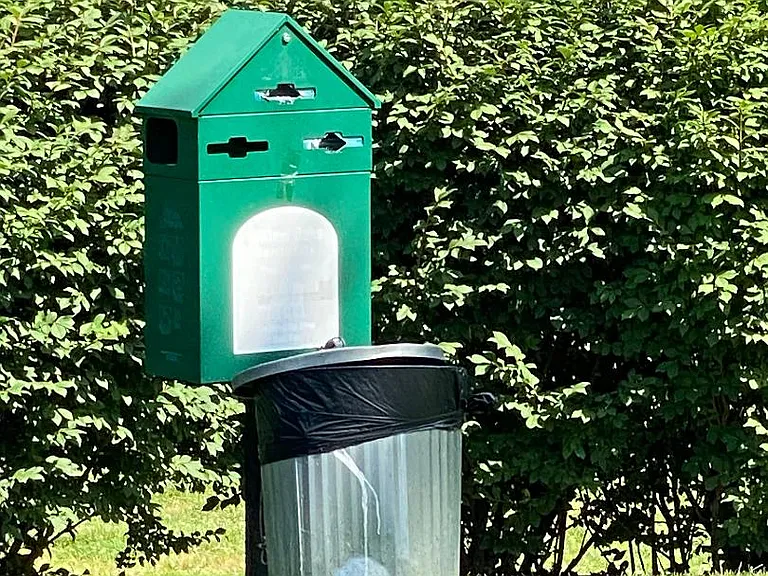 pet station throughout the property