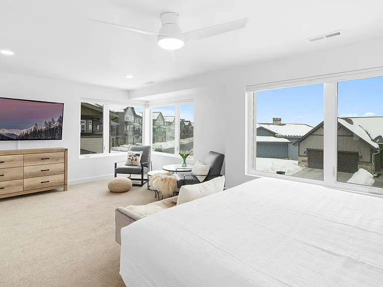 Primary Bedroom with 1 King Bed (top floor)