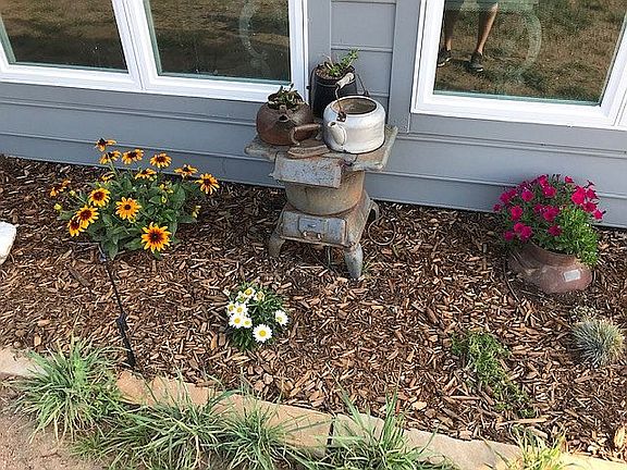 Front flower garden