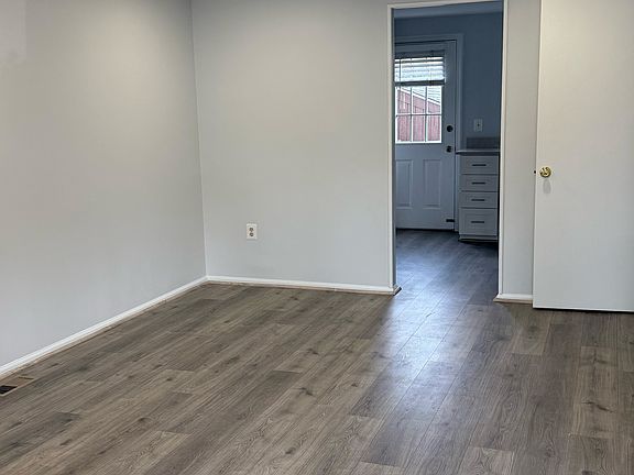 Front room into kitchen