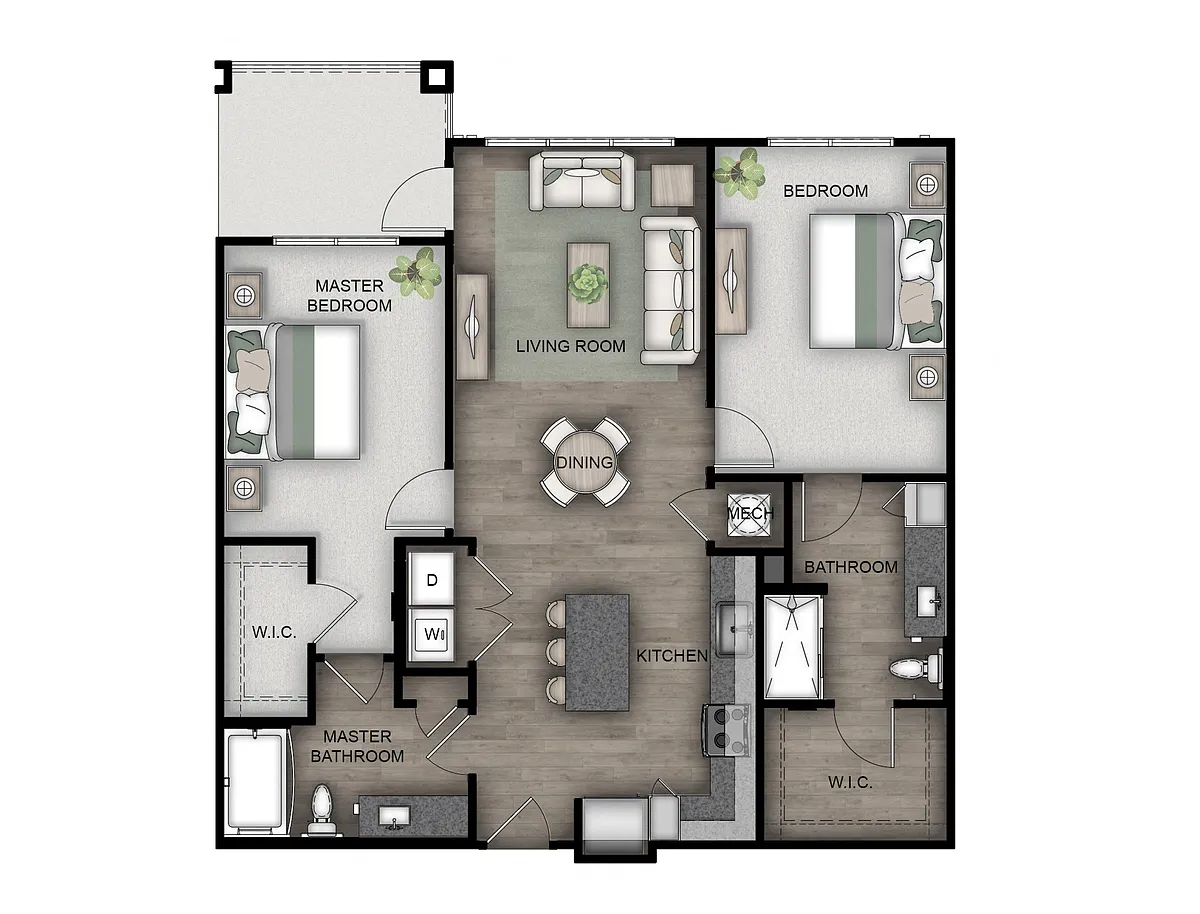 Floor plan St. Johns