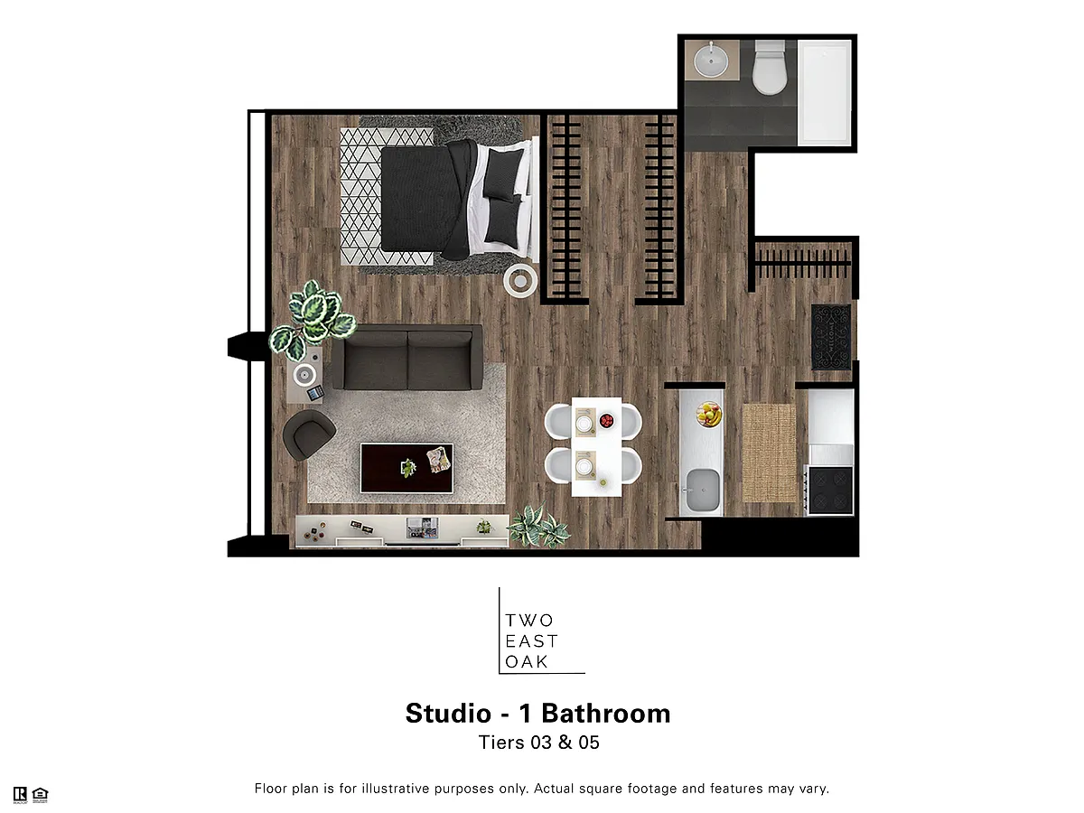 Floor plan Studio