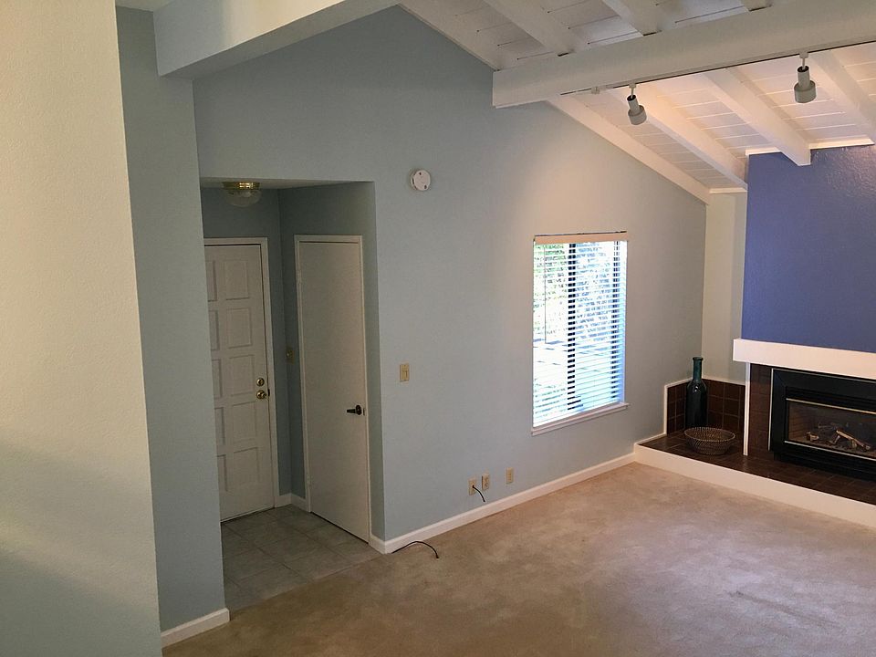 Living room and entry closet