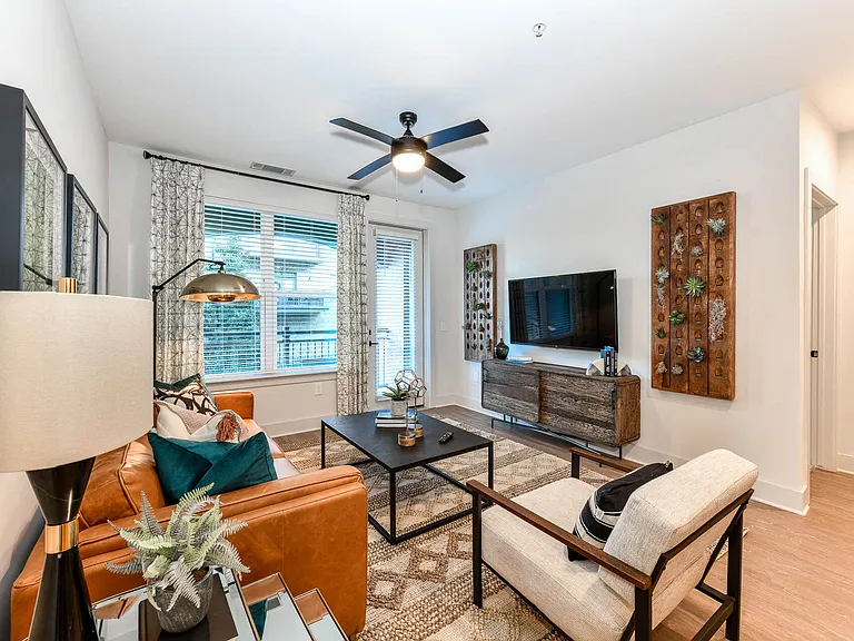 Enjoy a private balcony or patio in your home.