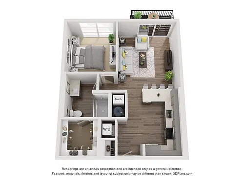 Floor plan A05A