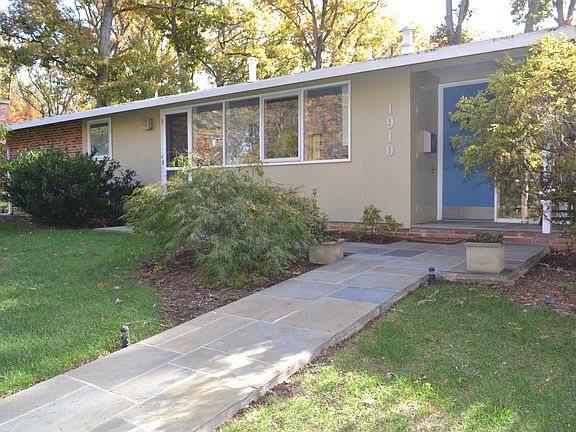 Front of home & stone walk