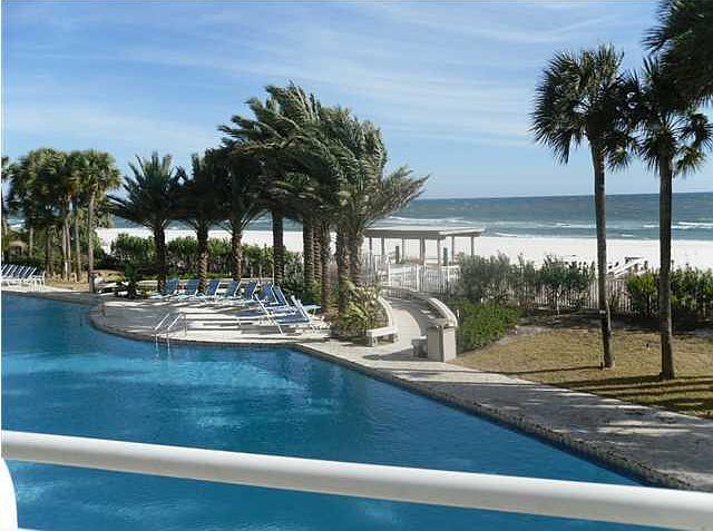 Pool and Semi Private beach 