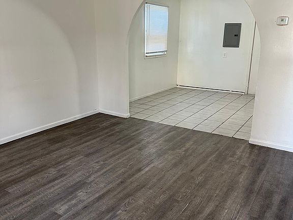 Living area and eat in kitchen