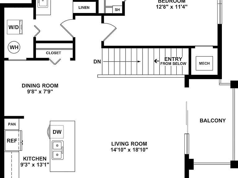 A5 Floor plan W Dimensions A5 Floor plan W Dimensions