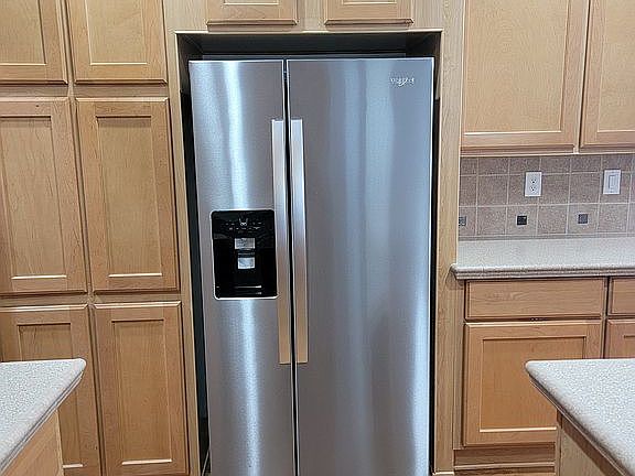 Refrigerator included.