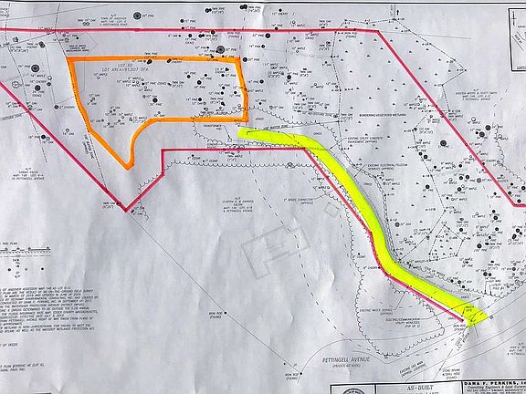 Buildable envelope (orange)