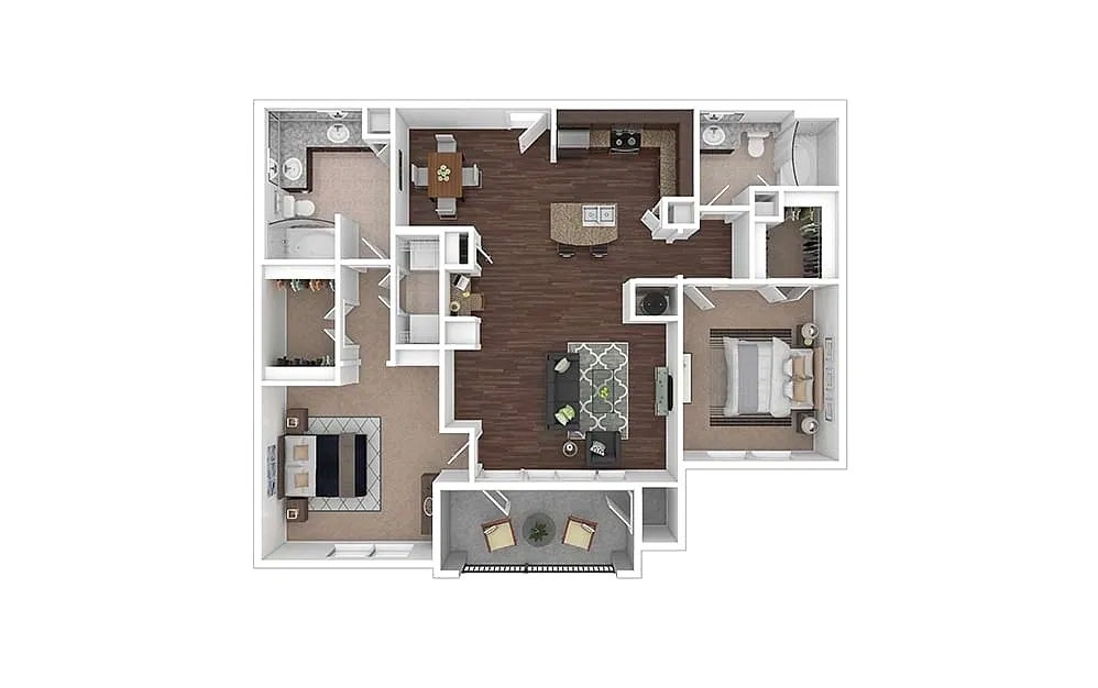 Floor plan Monroe