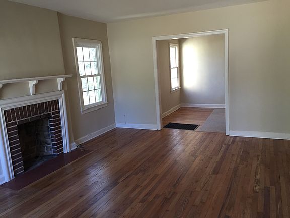 Living room with fireplace