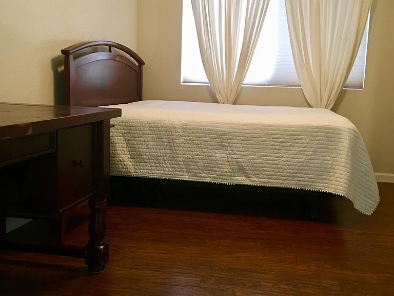 Bedroom #3 has a double bed.