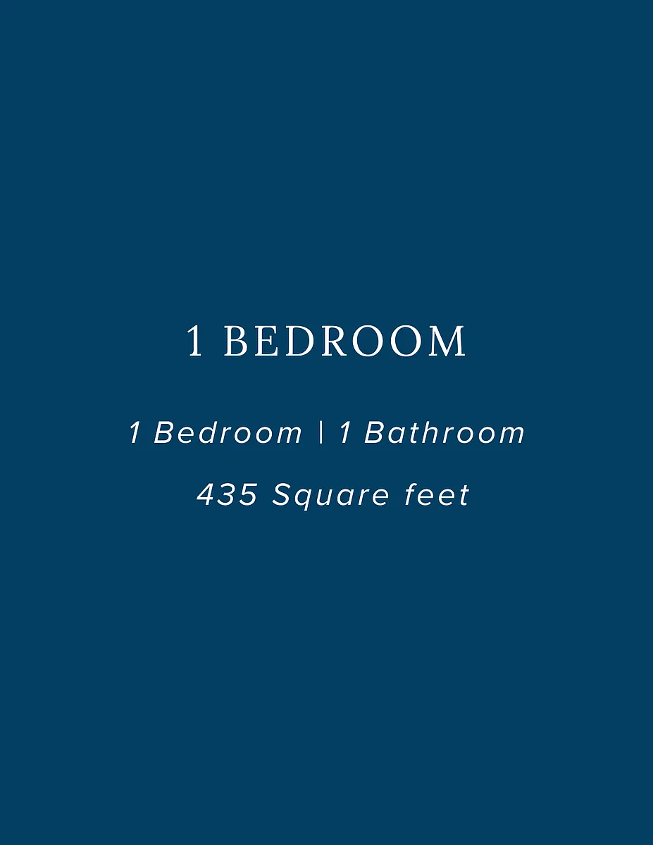 Floor plan 1 Bedroom 1 Bathroom