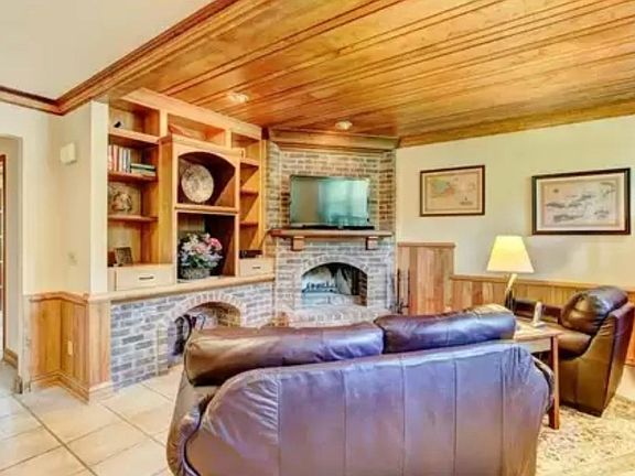 Lower level: family room